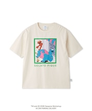【SESAMESTREET×CPDHOOME meets GELATOPIQUE】コットンワンポイントプリントTシャツ