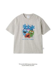 【SESAMESTREET×CPDHOOME meets GELATOPIQUE】コットンワンポイントプリントTシャツ