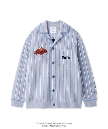 【SESAMESTREET×CPDHOOME meets GELATOPIQUE】エアリーモコストライプジャガードシャツ