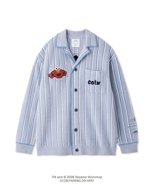 【SESAMESTREET×CPDHOOME meets GELATOPIQUE】エアリーモコストライプジャガードシャツ