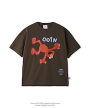 【SESAMESTREET×CPDHOOME meets GELATOPIQUE】コットンワンポイントプリントビックTシャツ