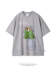 【SESAMESTREET×CPDHOOME meets GELATOPIQUE】コットンワンポイントプリントビックTシャツ