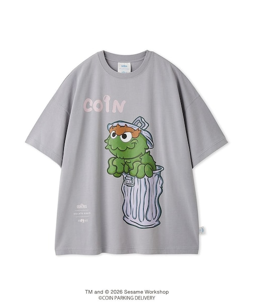 【SESAMESTREET×CPDHOOME meets GELATOPIQUE】コットンワンポイントプリントビックTシャツ