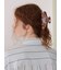 バイカラーロゴヘアクリップ