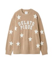 【UNISEX】エアリーモコカレッジスタージャガードプルオーバー