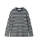 【HOMME】ワッフルボーダーロンT