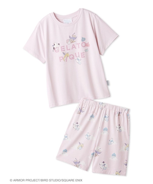 【ドラゴンクエスト】【ジュニア】【販路限定】ワンポイントTシャツ&総柄ショートパンツセット