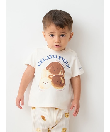 【BABY】アニマルブレッドワンポイントTシャツ