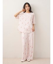 ソフトクリーム柄ロングパンツ