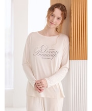 【接触冷感】【UVカット】フレンチレーヨンロゴTシャツ