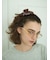ストーンロゴヘアクリップ