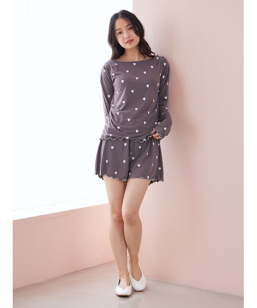 ハート柄ショートパンツ