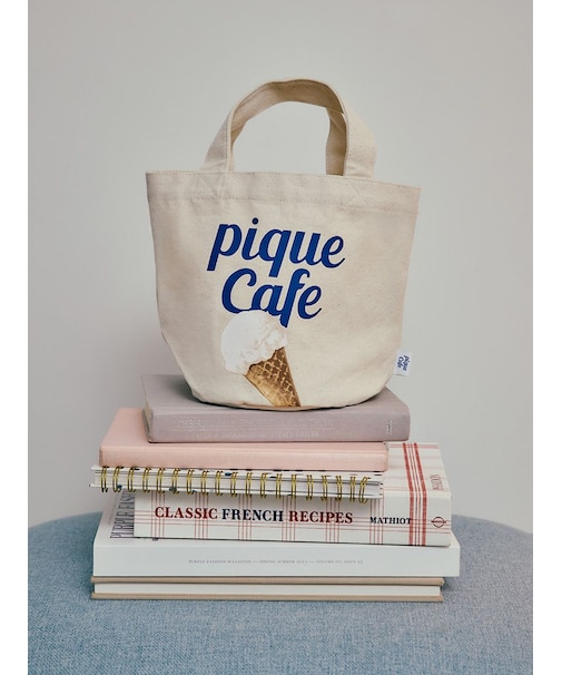 【cafe】アイスワンポイントミニトートバッグ