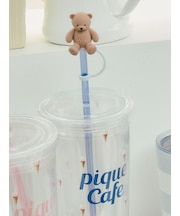 【cafe】ベア ストローキャップ
