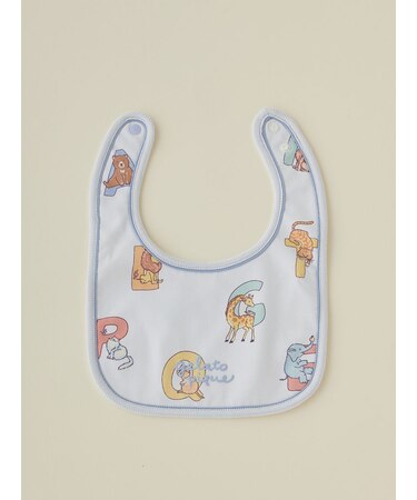 【BABY】オーガニックコットンフェイバリットモチーフ柄スタイ