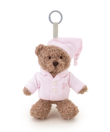 【PIQUE BEAR】ストライプパジャマぬいぐるみチャーム