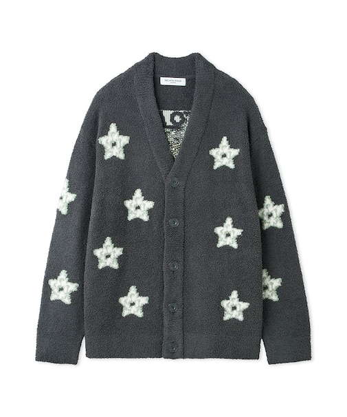 【HOMME】ベビモコスペースシップジャガードカーディガン