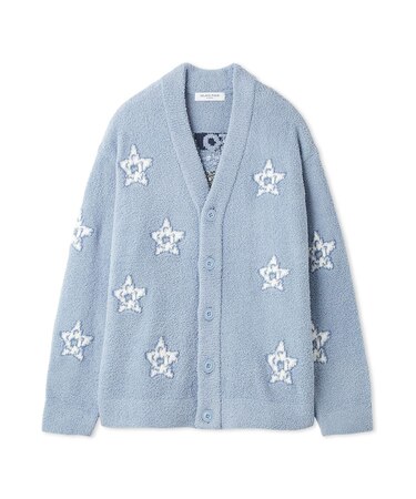 【HOMME】ベビモコスペースシップジャガードカーディガン