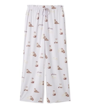 キャット柄ロングパンツ