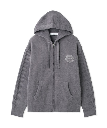 【HOMME】エアリーモコケーブルパーカ