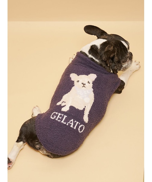 【CAT&DOG】ベビモコフレンチブルドッグ柄プルオーバー