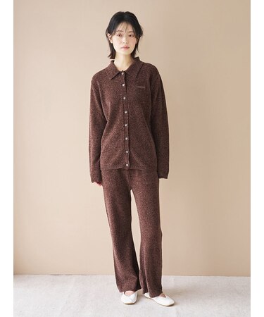 ベロアモールロングパンツ