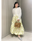 タックバルーンタフタスカート