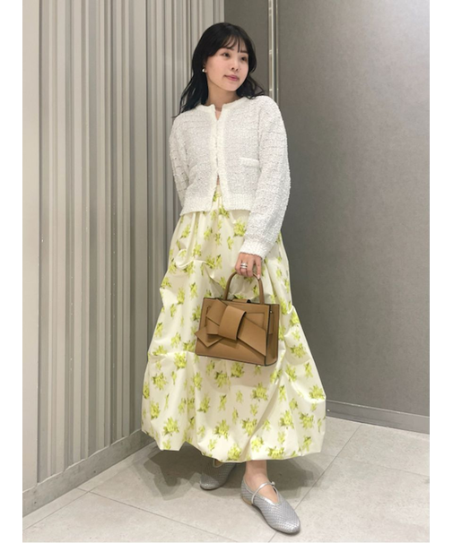 タックバルーンタフタスカート
