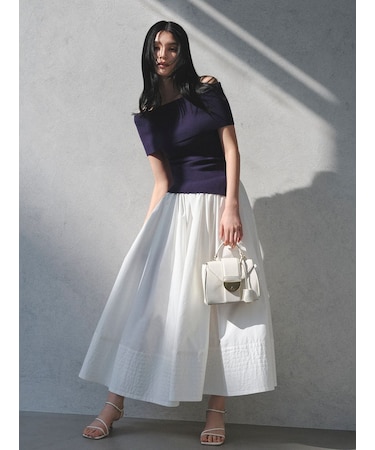 ライトポプリンフレアースカート｜フレイアイディーの通販｜&mall 