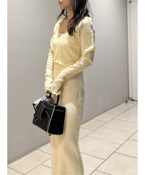 FRAY I.D ベアキャミワンピース&カーデアンサンブル 新作! ベアキャミ