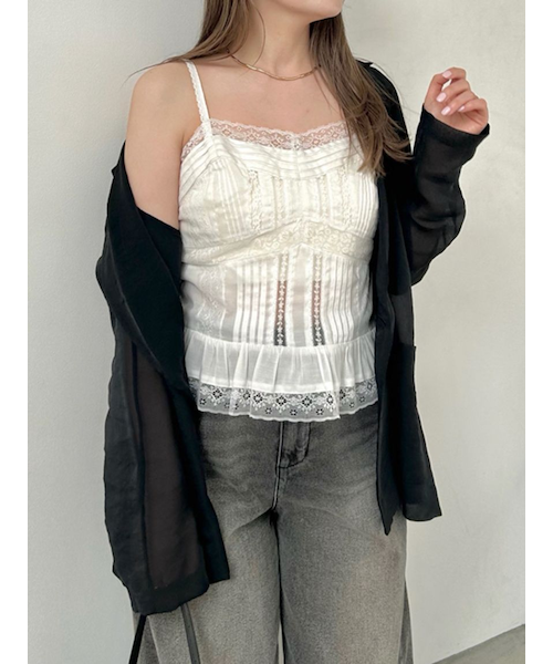 s*n様 FLAY I.D フレイアイディー　デザインレースキャミソール FRAY I.D｜デザインレースキャミソール | Rakuten Fashion(楽天