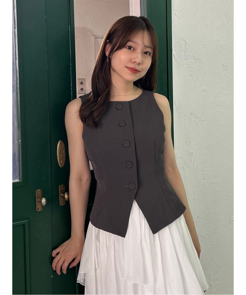 アメスリベストブラウス｜フレイアイディーの通販｜&mall（アンド