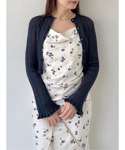 ドライタッチセミシアーカーディガン／ウォッシャブル｜フレイ