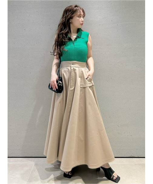【FRAY I.D｜Dickies】チノフレアスカート