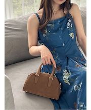 ラウンドミニボストンバッグ