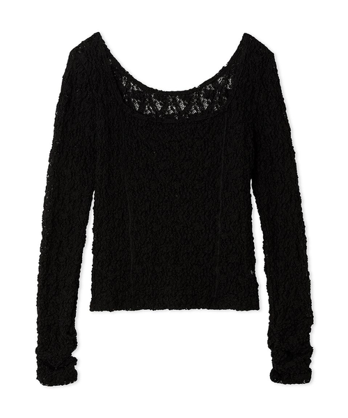 2wayスクエアネックレーストップス｜フレイアイディーの通販｜&mall