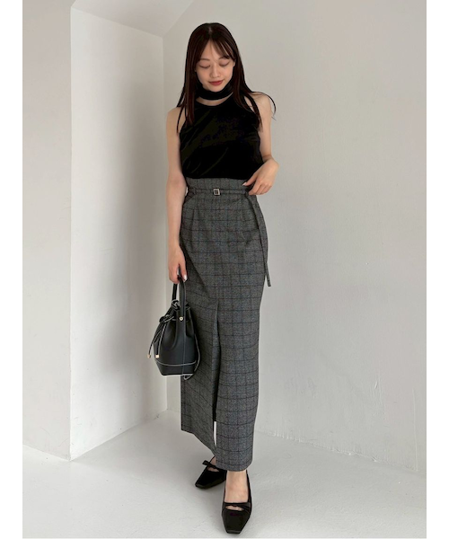 黒のパフスリーブ白ボタンタイトスカート 3163sbdzw_2410_1_i_08.jpg