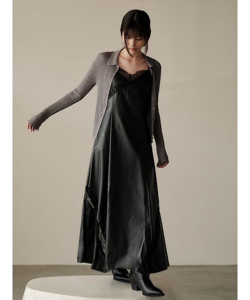 FRAYIDレーストリムスリップワンピース レーストリムスリップワンピース（ワンピース）｜FRAY I.D