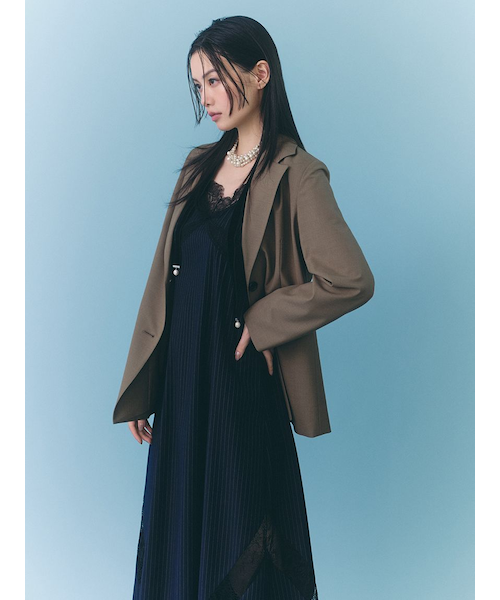 FRAYI.D レーストリムスリップワンピース レーストリムスリップワンピース｜フレイアイディーの通販｜&mall