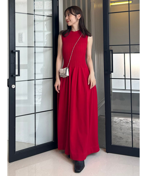 ランダムリブホールガーメントワンピース｜フレイアイディーの通販