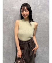 アイレットリブノースリニット