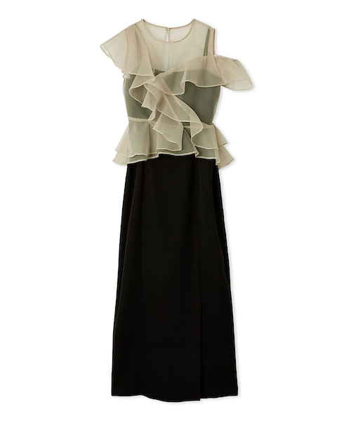 ラッフルブラウスセットドレス｜フレイアイディーの通販｜&mall