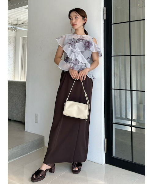 ラッフルブラウスセットドレス｜フレイアイディーの通販｜&mall