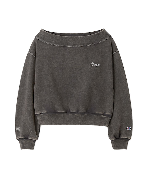【FRAY I.D｜Champion】オフショルスウェット