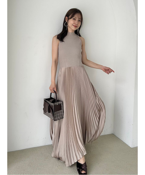 FRAY.ID フレイアイディー ニットドッキングワンピース ニットドッキングワンピース(マキシ・ロングワンピース