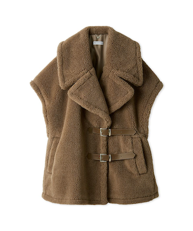 ECOPELボアポンチョ