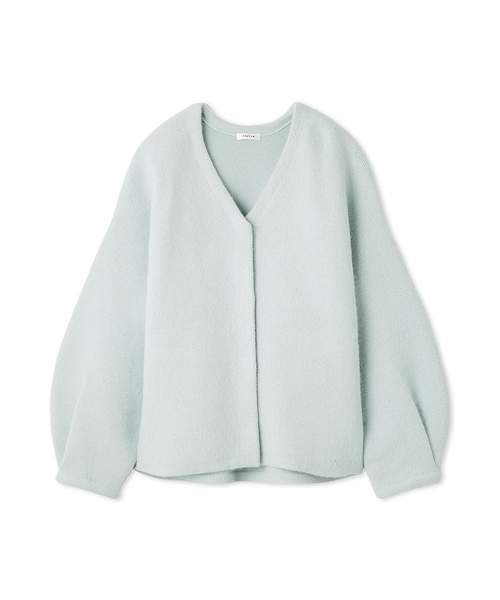 FRAY I.D / ダブルフェイスラクーンカーディガン　アウター FRAY I.D / フレイアイディー ダブルフェイスラクーンカーディガン 23