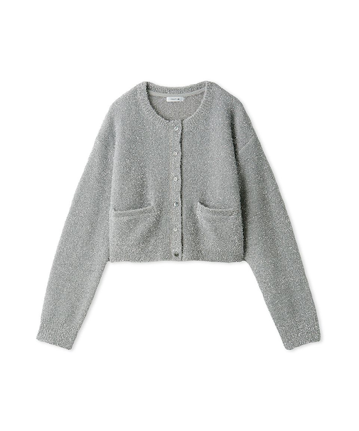 スパークルフェザーカーディガン