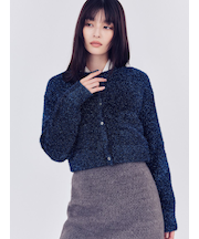 スパークルフェザーカーディガン