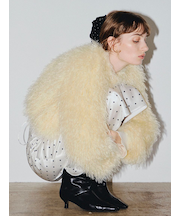 ECOPELショートファーコート